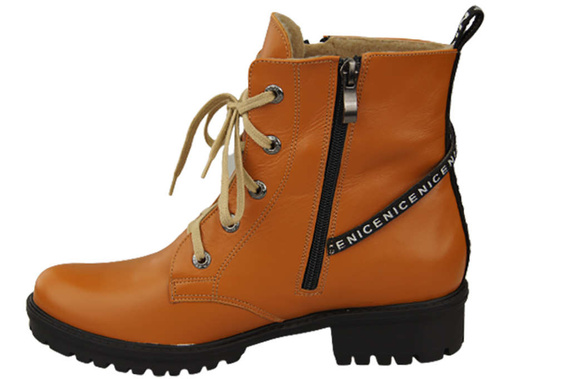 Footwear Boots Women's boots with the inscription NICE Natural Leather 173 Z ElitaBut