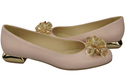 Women's Pumps with Crystals Flat Natural Leather 216 ElitaBut