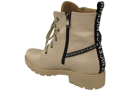 Footwear Boots Women's boots with the inscription NICE Natural Leather 173 Z ElitaBut