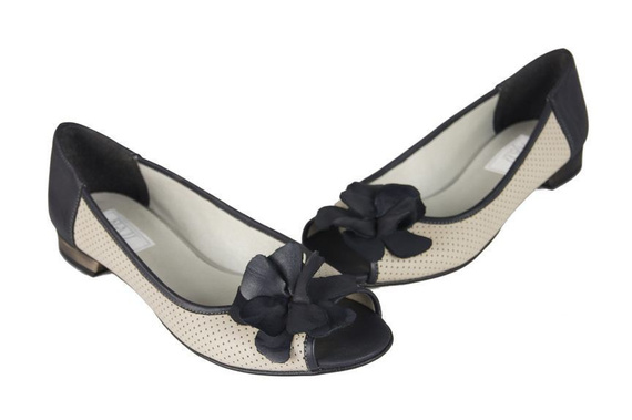 Women's Ballerinas Shoes Natural Leather 710 ElitaBut