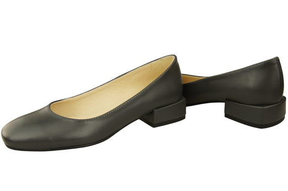 Comfortable Women's Shoes Flat Pumps, Natural Leather 204 ElitaBut