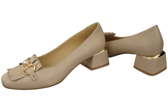 Women's shoes Pumps Natural leather 195 ElitaBut