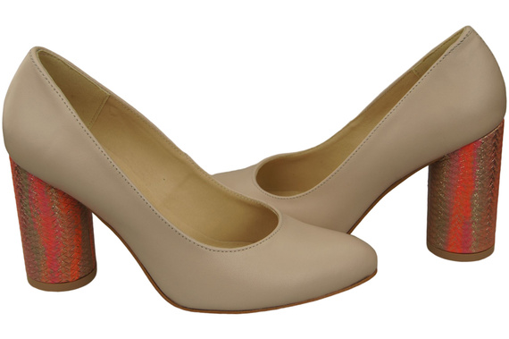 Women's shoes Pumps Natural leather 194 ElitaBut