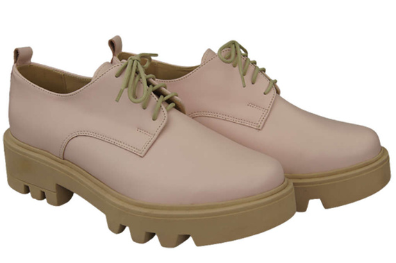 Women's shoes Lace-up leather Natural 180 ElitaBut