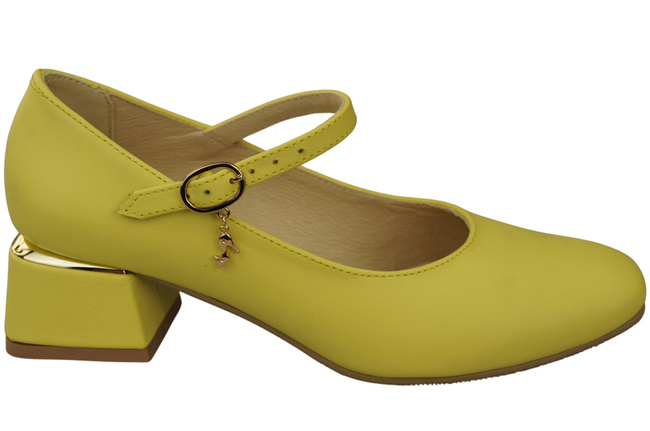 Women's shoes Pumps with a strap, natural leather 202 ElitaBut