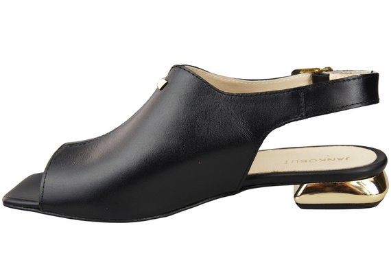 Comfortable Women's Shoes Sandals Flat Gold Heel Natural Leather 207 ElitaBut