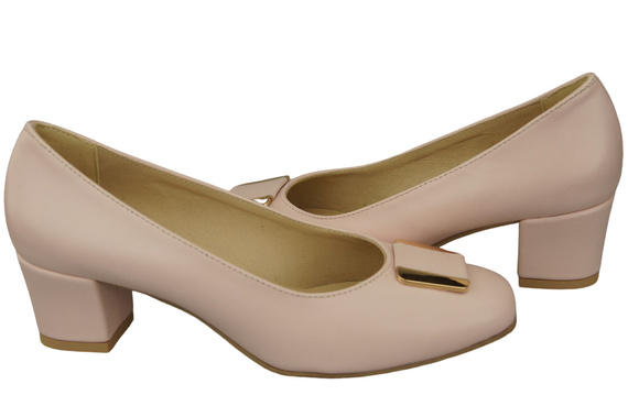 Women's shoes Pumps Natural leather 187 ElitaBut