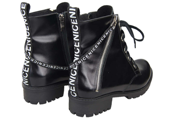 Footwear Boots Women's boots with the inscription NICE Natural Leather 173 Z ElitaBut