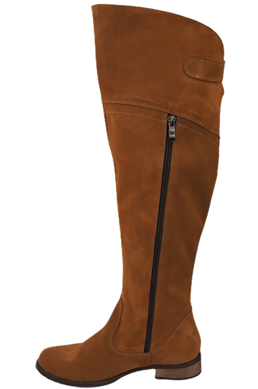 Shoes Boots Women Boots Over-the-knee boots Over-the-knee natural leather Velor 154 ElitaBut