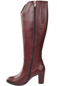 Stylish Footwear Women's Boots On A Heel Natural Leather 211 ElitaBut