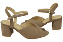 Shoes for women Sandals natural leather Suede 185 ElitaBut