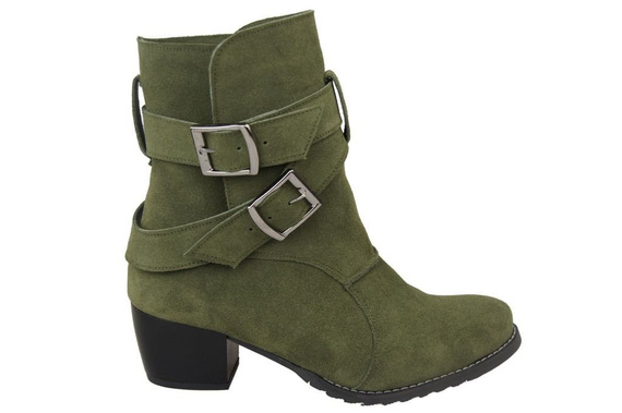 Shoes Women's boots Natural leather Velor 119 ElitaBut