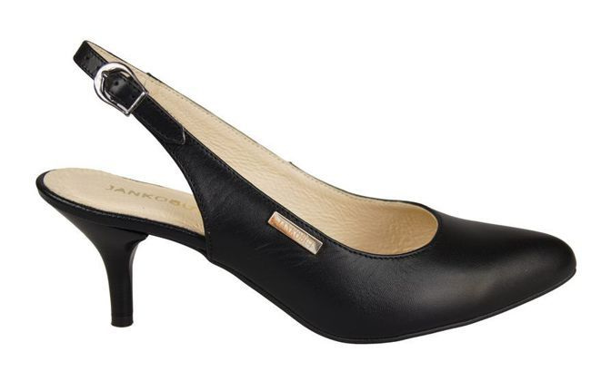 Obuwie Damskie Sandały skóra naturalna Czarne 910 ElitaBut