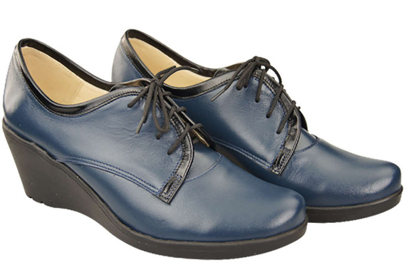 Shoes Women's Brogues On Wedge Natural leather 181 ElitaBut