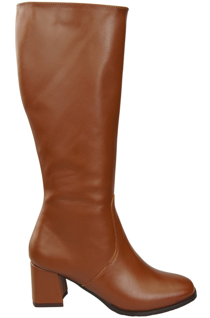 Comfortable Footwear Women's Boots Low Heel Natural Leather 212 ElitaBut