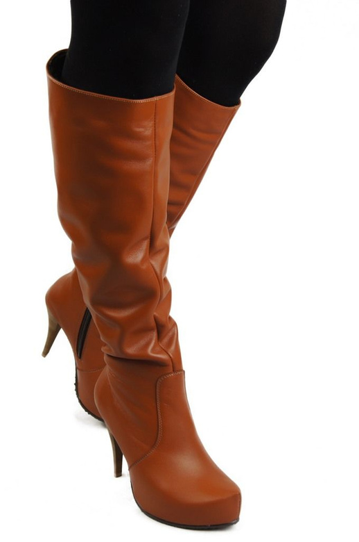 Footwear Women's boots Platform Natural Leather 120 ElitaBut