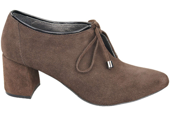 Women's shoes Low shoes Natural leather velor 183 ElitaBut