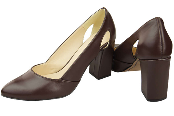 Women's shoes Pumps Natural leather 184 ElitaBut