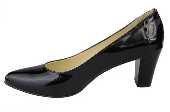 Women's shoes Pumps natural leather Lacquer 974 ElitaBut