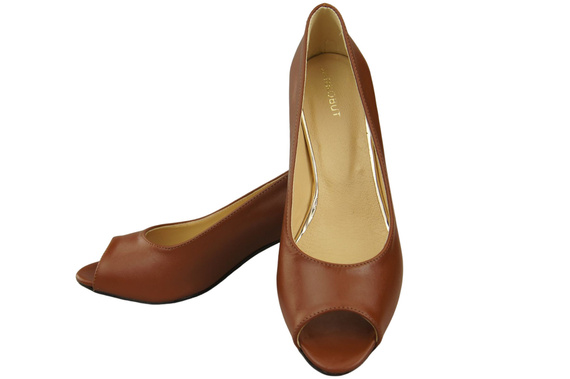 Women's Shoes PEEP TOE Natural leather 192 ElitaBut