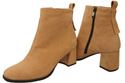 Women’s ankle boots in genuine suede leather, stable block heel, with zipper – 224 ElitaBut