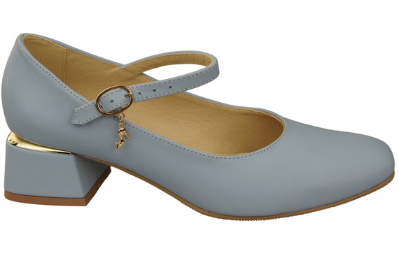 Women's shoes Pumps with a strap, natural leather 202 ElitaBut