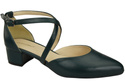 Women’s Leather Sandals  with Straps Low Heel 223 ElitaBut