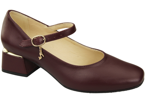 Women's shoes Pumps with a strap, natural leather 202 ElitaBut