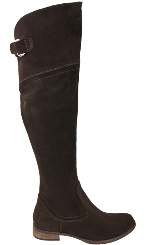 Shoes Boots Women Boots Over-the-knee boots Over-the-knee natural leather Velor 154 ElitaBut