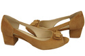 Women's Shoes Sandals Natural Leather Suede 145 ElitaBut