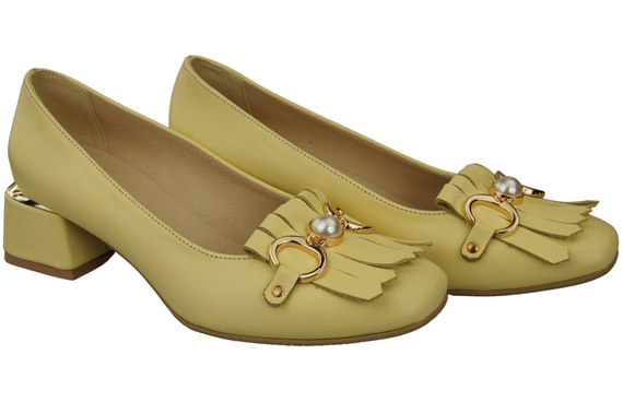 Women's shoes Pumps Natural leather 195 ElitaBut