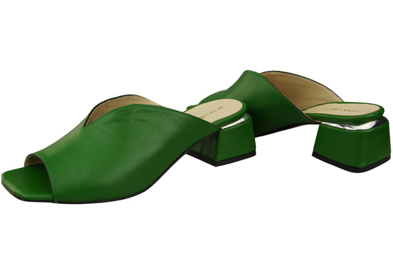 Women's Shoes High-Heeled Flip-Flops Natural Leather 210 ElitaBut