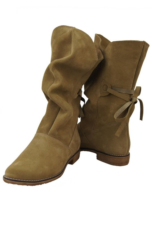 Shoes Women's boots Winter natural leather velor 999 Z ElitaBut