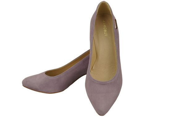 Women's Shoes Pumps Natural Leather Suede 106 ElitaBut