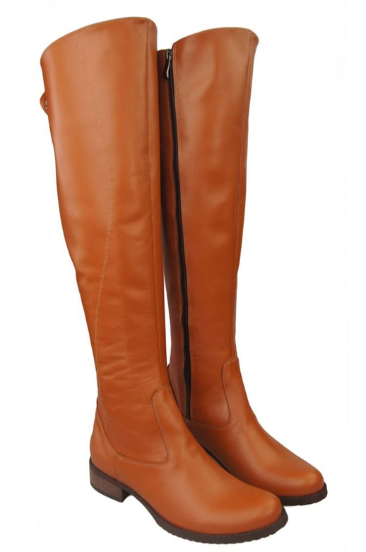 Shoes Boots Women Boots Over the knee boots Over the knee Natural Leather 121 ElitaBut