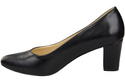 Classic Smooth Pumps Shoes Women's Black Natural Leather 213 ElitaBut