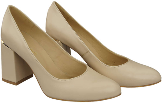 Women's shoes Pumps Natural leather 179 ElitaBut