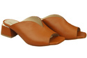 Women's Shoes High-Heeled Flip-Flops Natural Leather 210 ElitaBut
