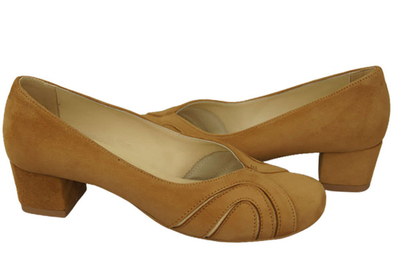 Women's shoes Suede leather pumps 786 Z ElitaBut