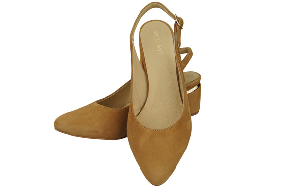 Women's Sandals in Natural Suede Leather - Elegance and Comfort 196 Z ElitaBut