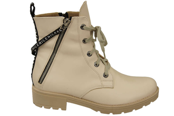 Footwear Boots Women's boots with the inscription NICE Natural Leather 173 Z ElitaBut