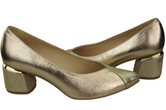 Women's shoes Pumps Natural leather 191 ElitaBut