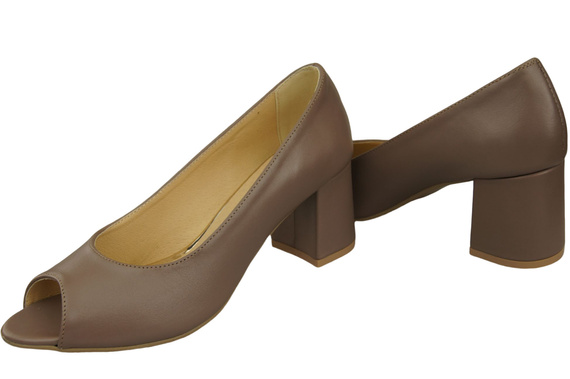 Women's Shoes PEEP TOE Natural leather 192 ElitaBut