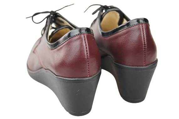 Shoes Women's Brogues On Wedge Natural leather 181 ElitaBut