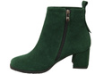 Women’s ankle boots in genuine suede leather, stable block heel, with zipper – 224 ElitaBut
