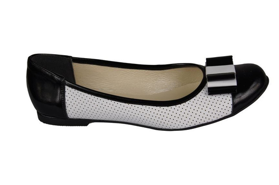 Women's Shoes Ballerinas Openwork Natural Leather 718 ElitaBut