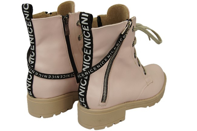 Footwear Boots Women's boots with the inscription NICE Natural Leather 173 Z ElitaBut