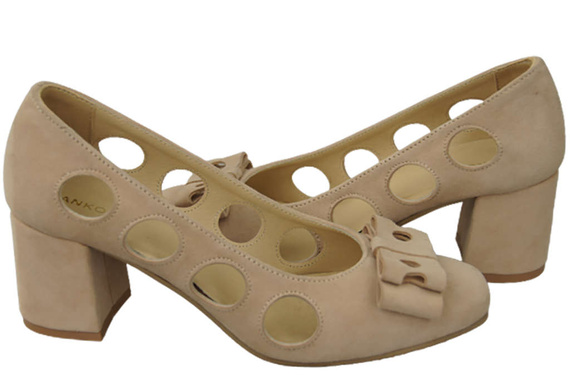 Women's shoes Pumps Natural leather suede 182 ElitaBut