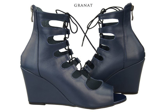 Obuwie Damskie Sandały Koturna 966