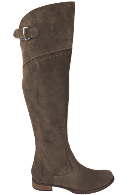 Shoes Boots Women Boots Over-the-knee boots Over-the-knee natural leather Velor 154 ElitaBut